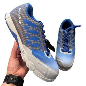 NEW Reebok Speed TR Work Shoes Women's 11 Composite Toe Slip Resistant Blue Gray